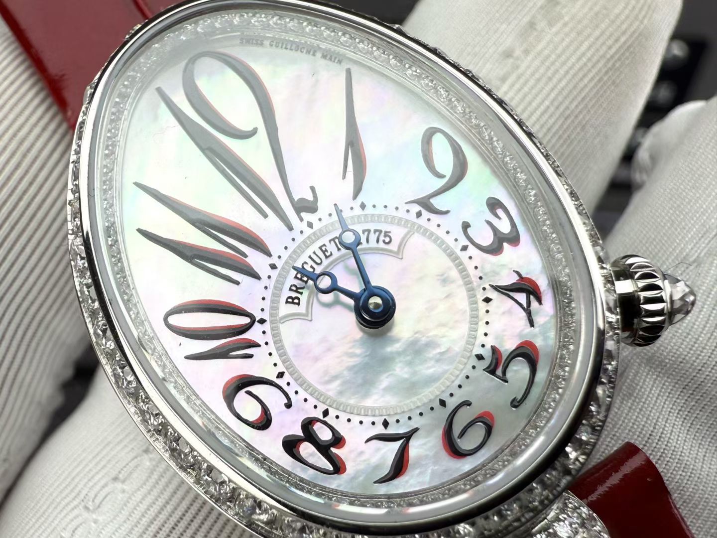 Breguet Gr Watch Case Size Small Size33 X 25 117 99gram 26gram Original Fish Eye Effect, Diamond Originalk ,zf Strap Clasp Movement Breguet.537/3 Qc