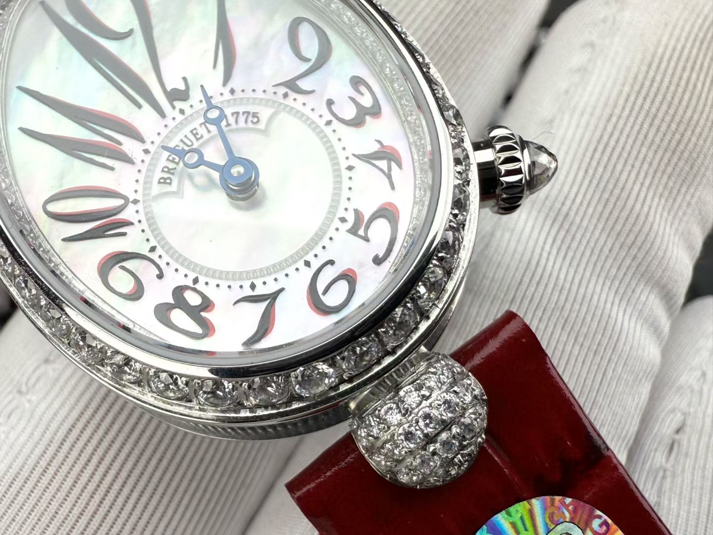 Breguet Gr Watch Case Size Small Size33 X 25 117 99gram 26gram Original Fish Eye Effect, Diamond Originalk ,zf Strap Clasp Movement Breguet.537/3 Qc