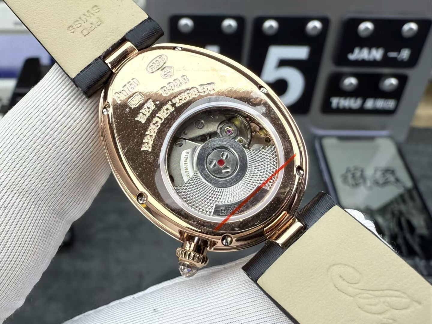 Breguet Gr Watch Case Size Small Size33 X 25 117 99gram 26gram Original Fish Eye Effect, Diamond Originalk ,zf Strap Clasp Movement Breguet.537/3 Qc