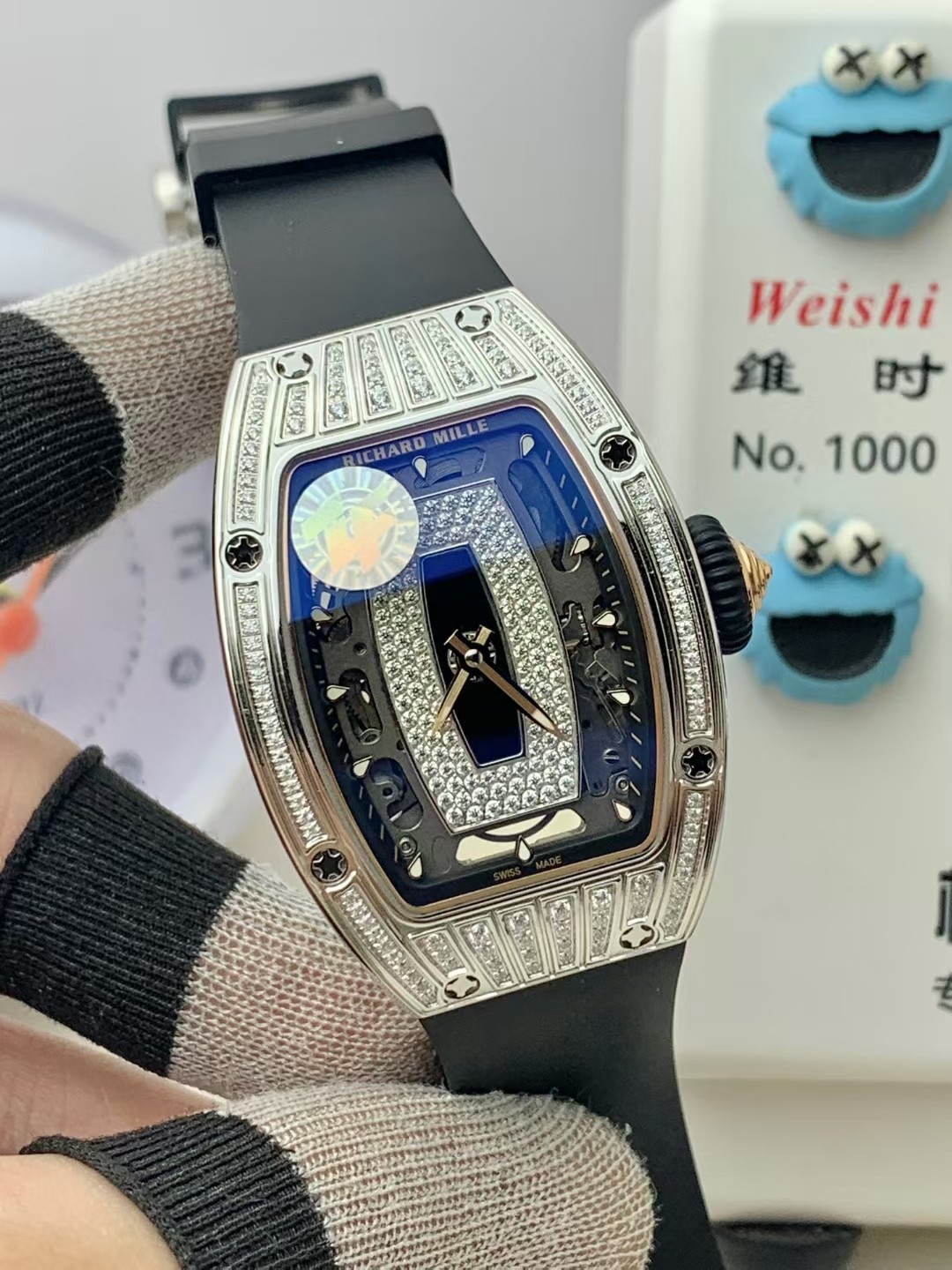 Richard Mille Zf Millerm07-1 1 Watch Case Size45.66 mm 12 Crystal Movement 2watch Dial Luminous 3 Clasp, 4 Crma2automatic Windingmovement, 50 6 Pvd Mechanical