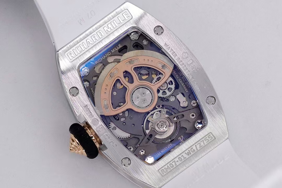 Richard Mille Zf Millerm07-1 1 Watch Case Size45.66 mm 12 Crystal Movement 2watch Dial Luminous 3 Clasp, 4 Crma2automatic Windingmovement, 50 6 Pvd Mechanical