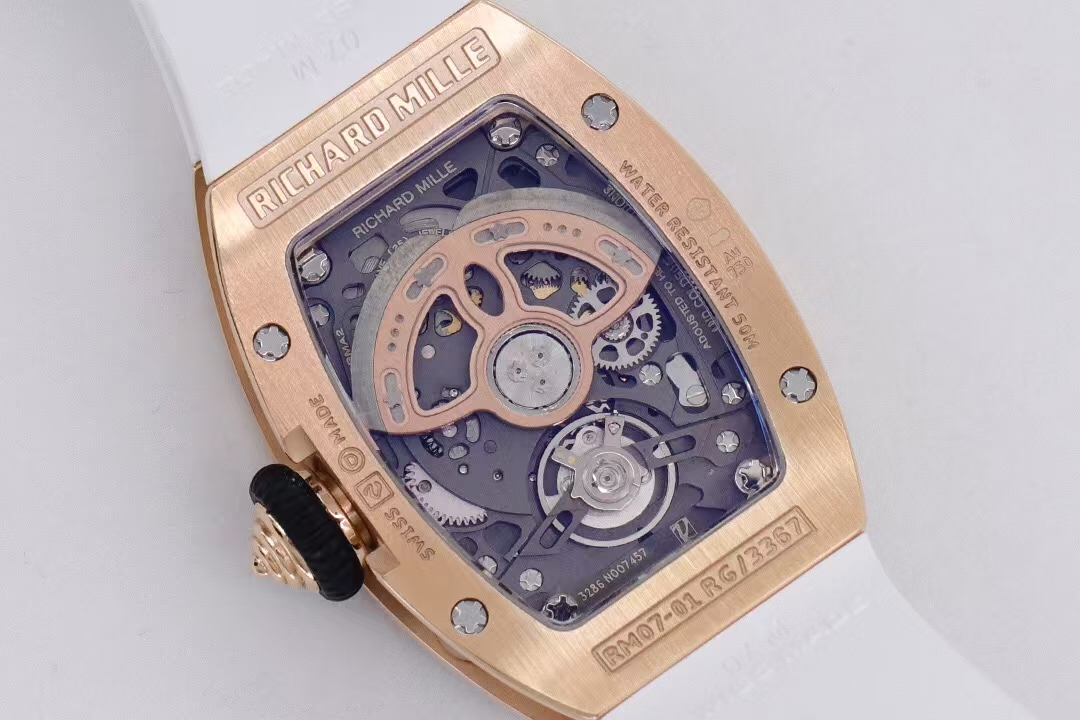Richard Mille Zf Millerm07-1 1 Watch Case Size45.66 mm 12 Crystal Movement 2watch Dial Luminous 3 Clasp, 4 Crma2automatic Windingmovement, 50 6 Pvd Mechanical