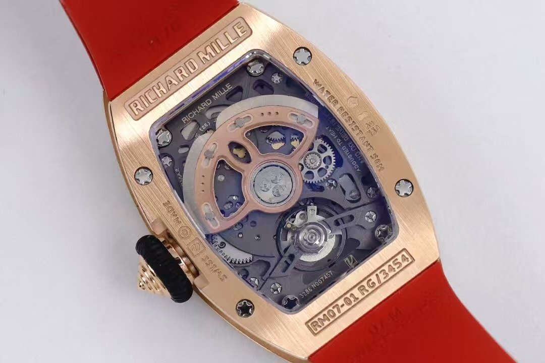 Richard Mille Zf Millerm07-1 1 Watch Case Size45.66 mm 12 Crystal Movement 2watch Dial Luminous 3 Clasp, 4 Crma2automatic Windingmovement, 50 6 Pvd Mechanical