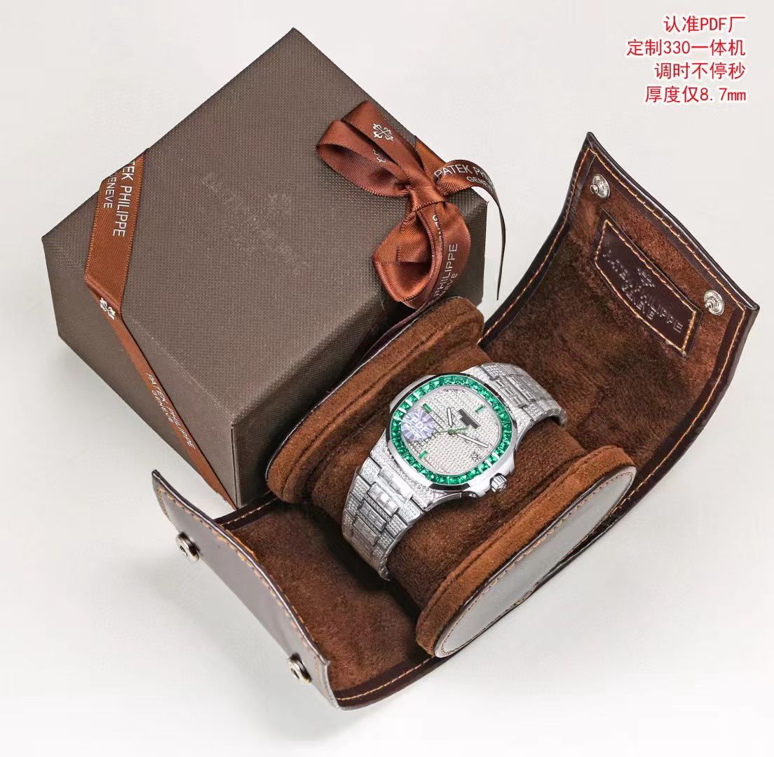 Patek Philippe Pdf Factory Philippepatek Nautilus 5719 Size:40 mm x8.7 Movement: 26-330 Automatic Windingmovement, 316l Cnc ,rose Gold Plated Watch Case 100 32 T 803 150 Dial 255 3