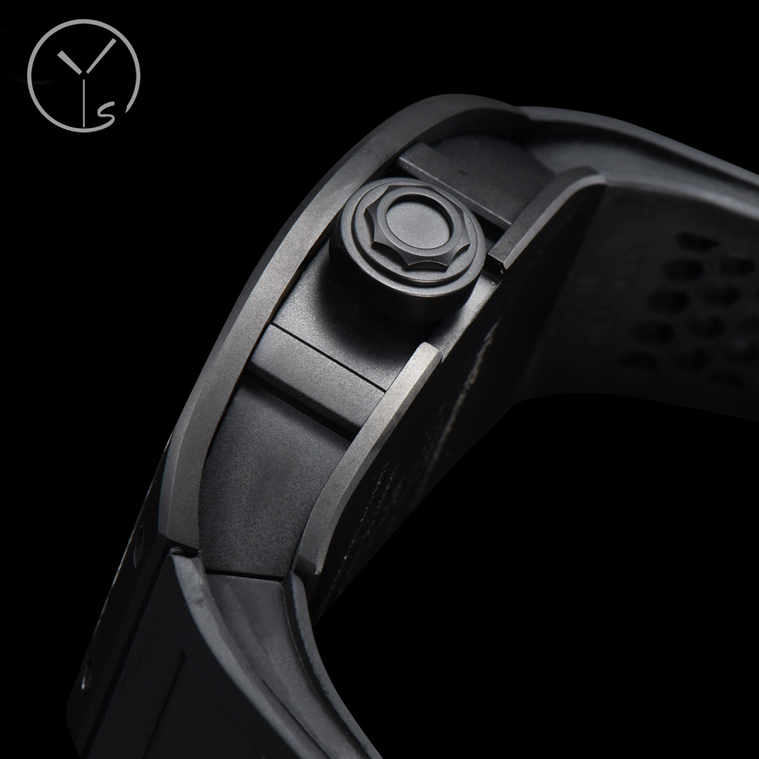 Richard Mille Ys Rm027, Millerm 027 Movement, Rm027 43 mm 50 ,5 Titanium Watch Case, 30, 40, Strap, 95 Rm027, Factory