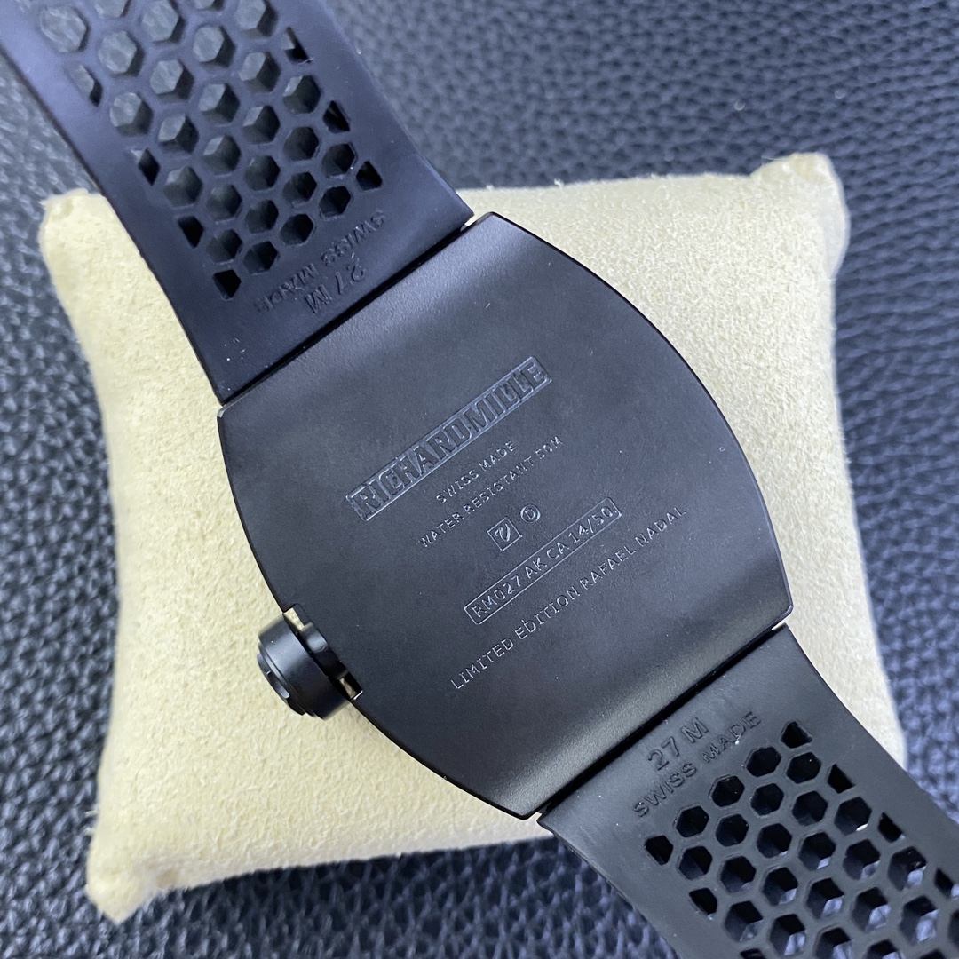 Richard Mille Ys Rm027 Rm027, Millerm 027 Movement, Rm027 43 mm 50 ,5 Titanium Watch Case, 30, 40, Strap, 95 Rm027, Factory