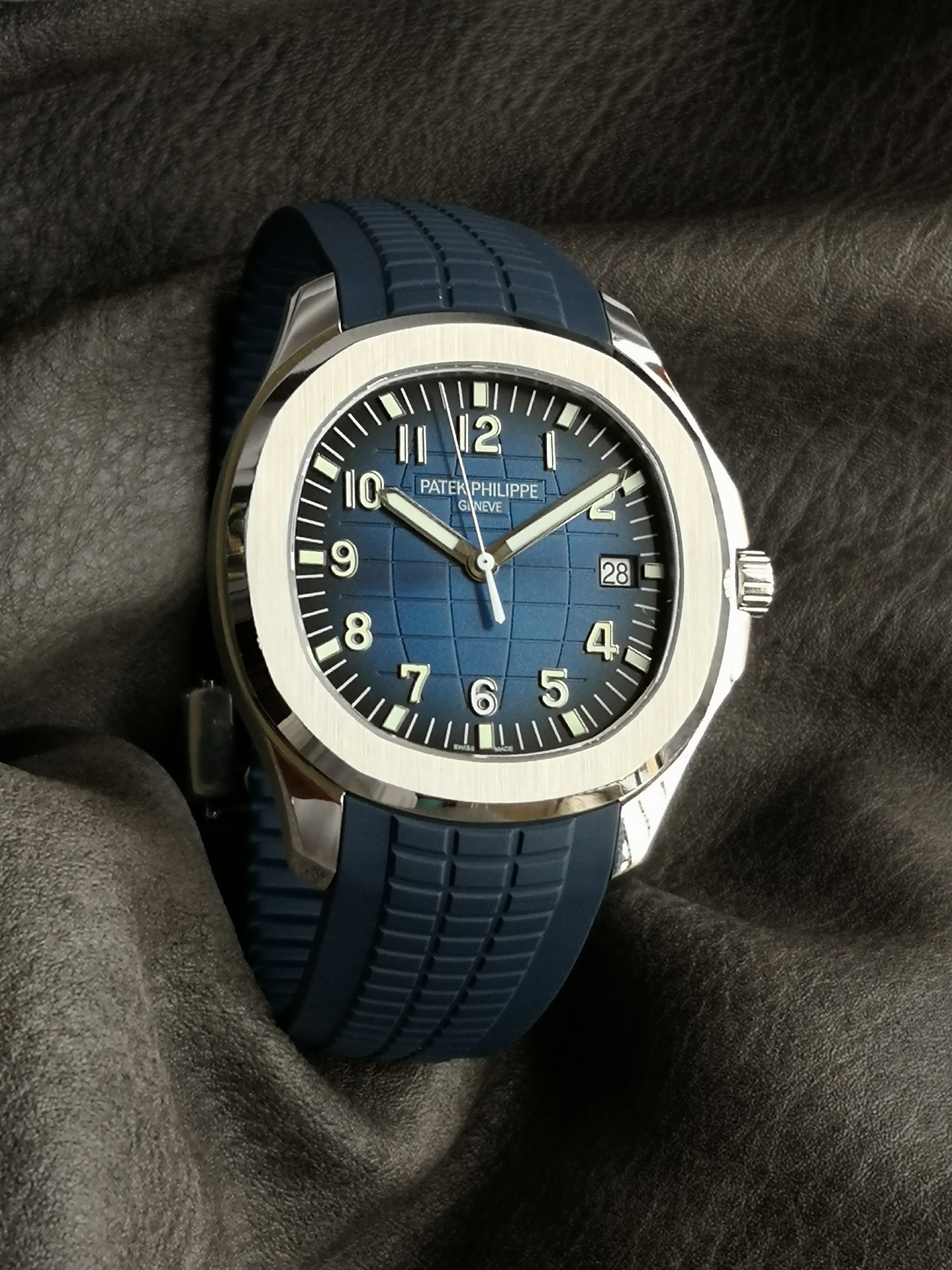 Patek Philippe 3k Philippeaquanaut 5168g-001 Watch Case Strap, Dial, Cal.26-330 S C Mechanical,42