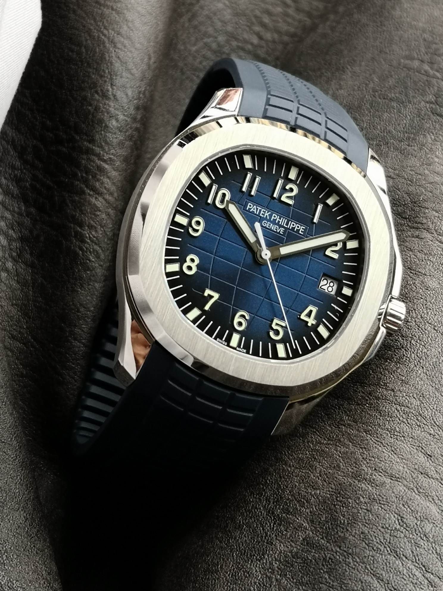 Patek Philippe 3k Philippeaquanaut 5168g-001 Watch Case Strap, Dial, Cal.26-330 S C Mechanical,42