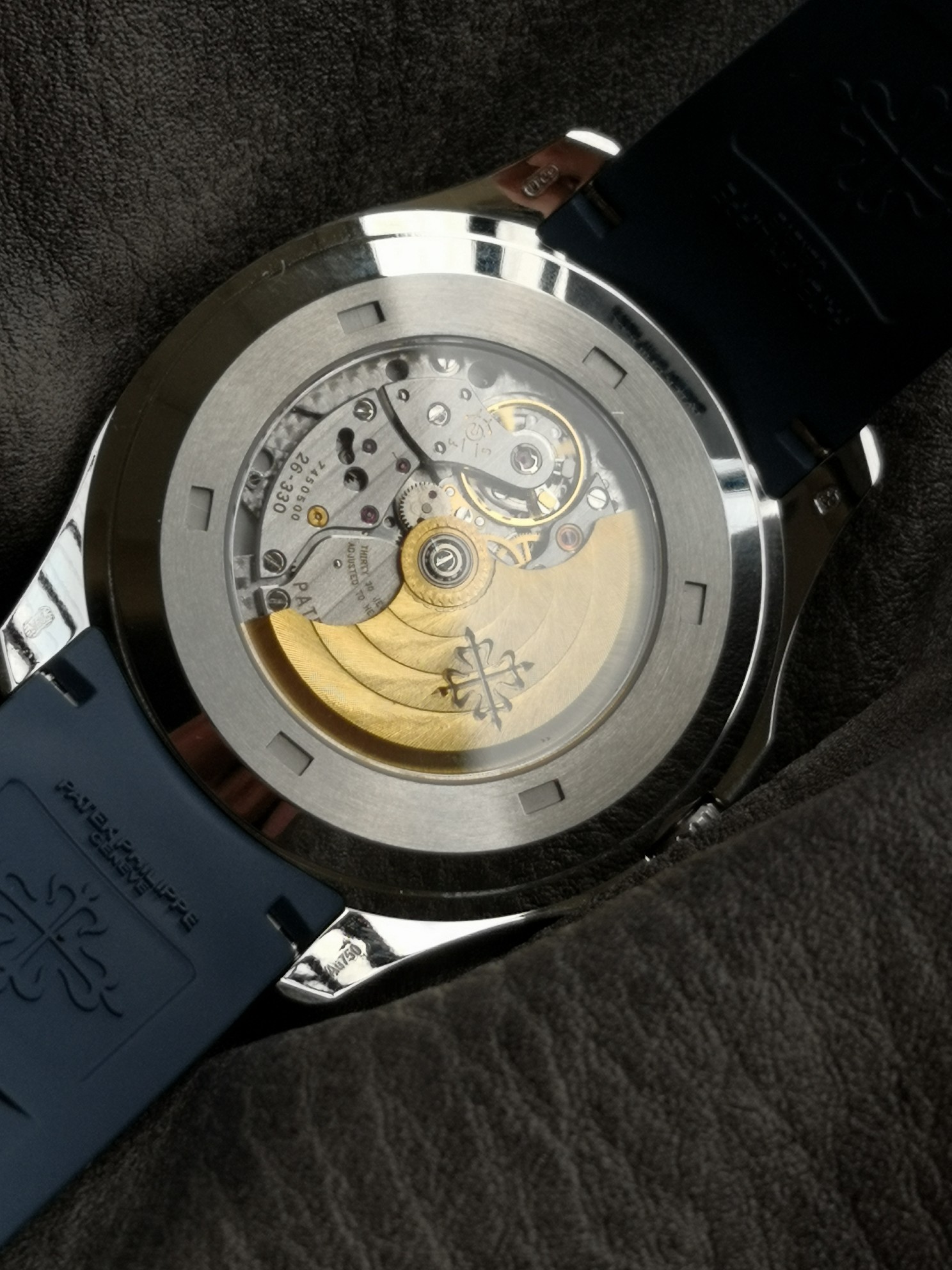 Patek Philippe 3k Philippeaquanaut 5168g-001 Watch Case Strap, Dial, Cal.26-330 S C Mechanical,42