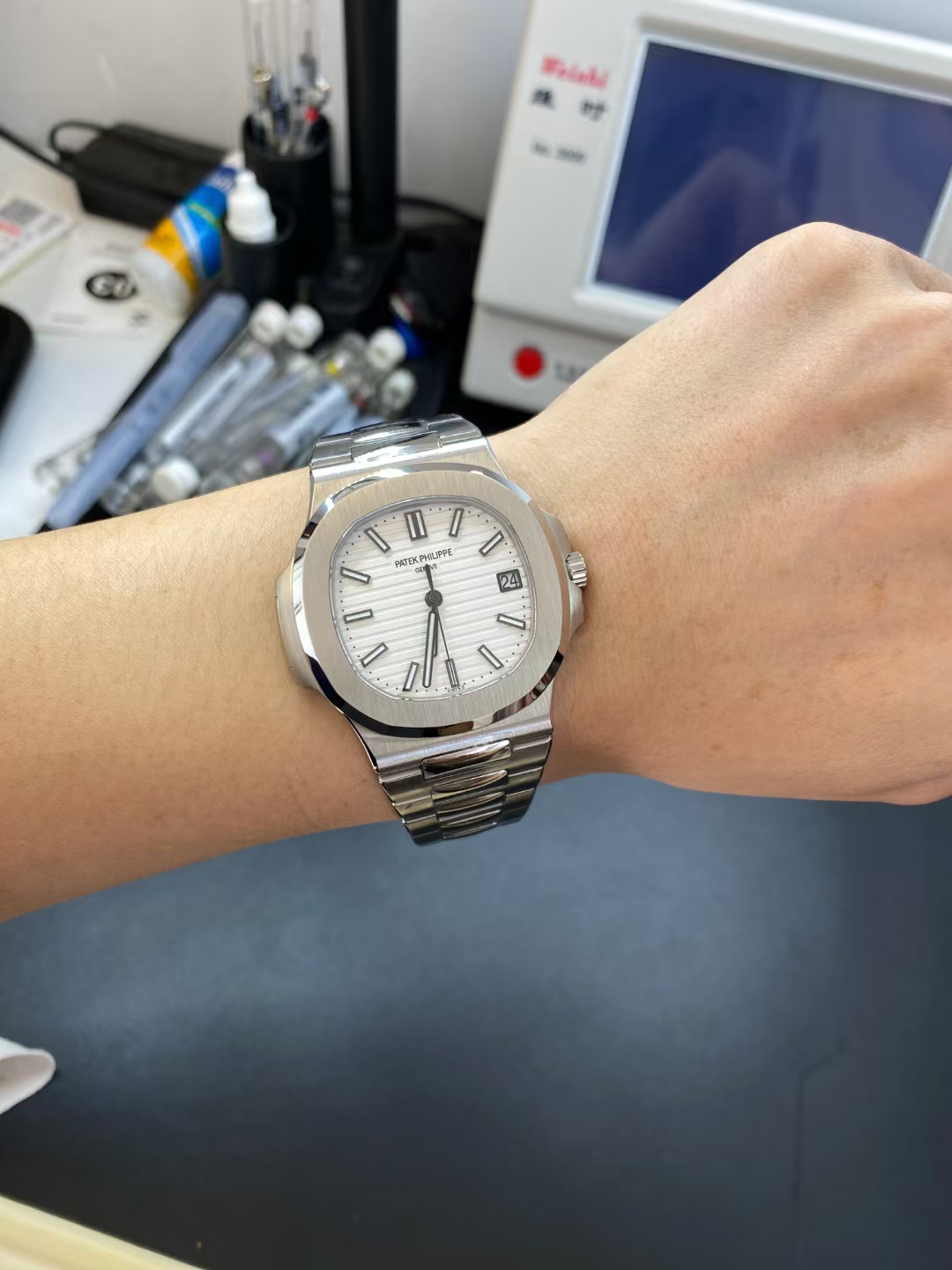 Patek Philippe 3k 5711a 324 movement Diameter40thickness8.4 Watch Strap 120gram