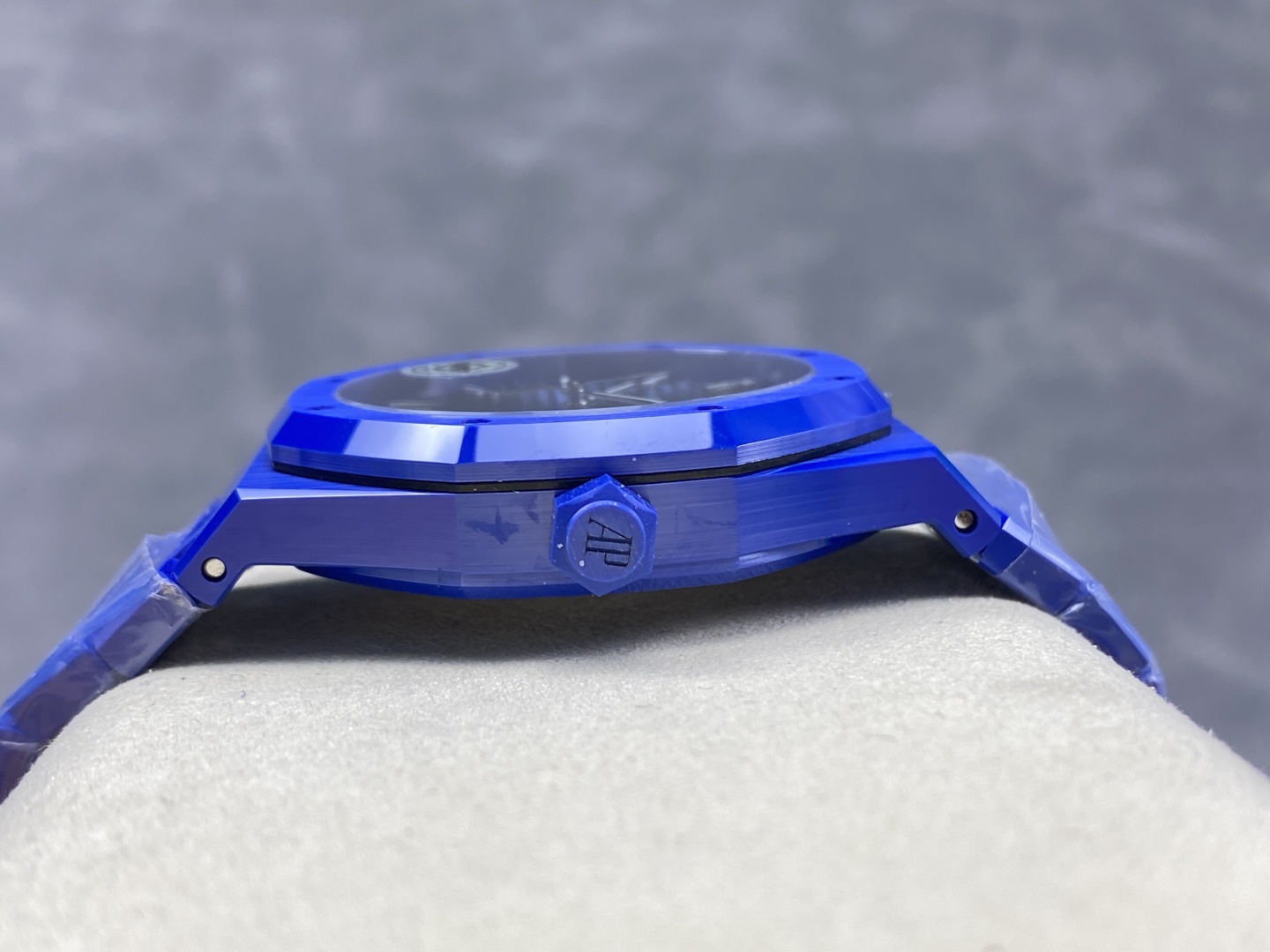 Audemars Piguet Aps Ap 15500 Ceramic Cal.4302 Stainless Steel, Watch Case Strap :apswatch tapisserie Dial,ceramic Casethickness 5