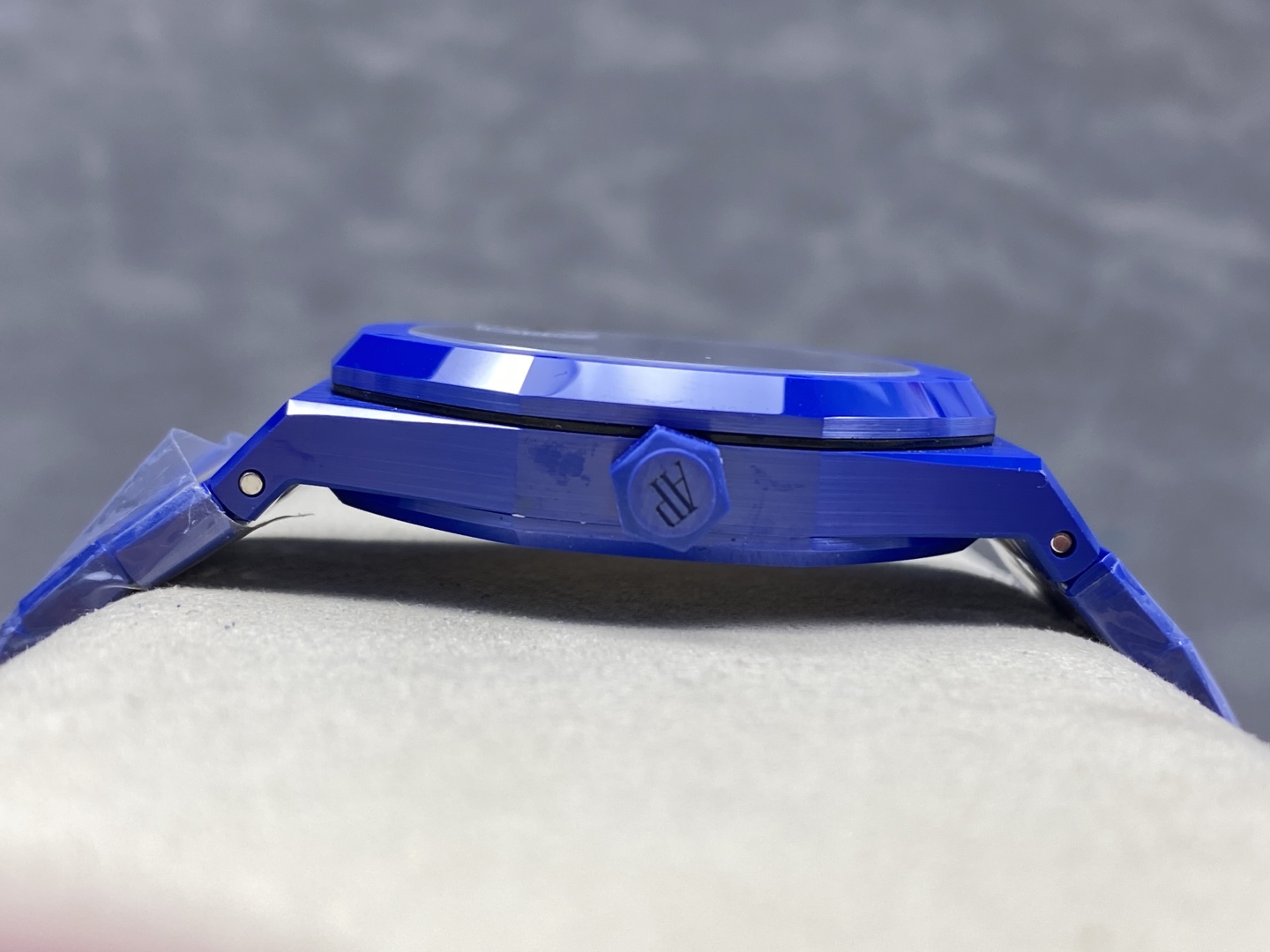 Audemars Piguet Aps Ap 15500 Ceramic Cal.4302 Stainless Steel, Watch Case Strap :apswatch tapisserie Dial,ceramic Casethickness 5