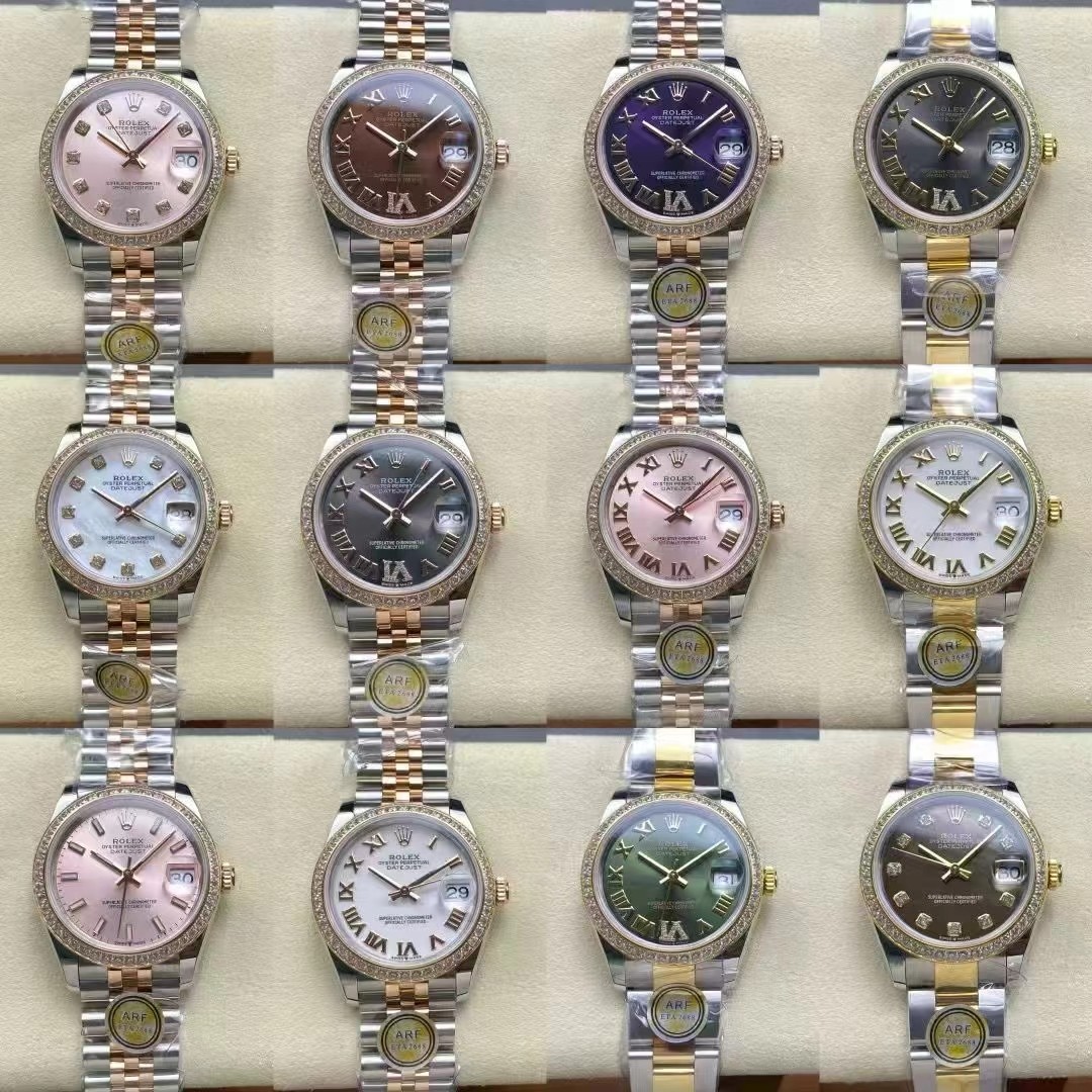 Rolex Arf 31 mm 2688 Movement Watch Strap --arf Markers Clasp --arf Eta 4 / Dial Original 5x