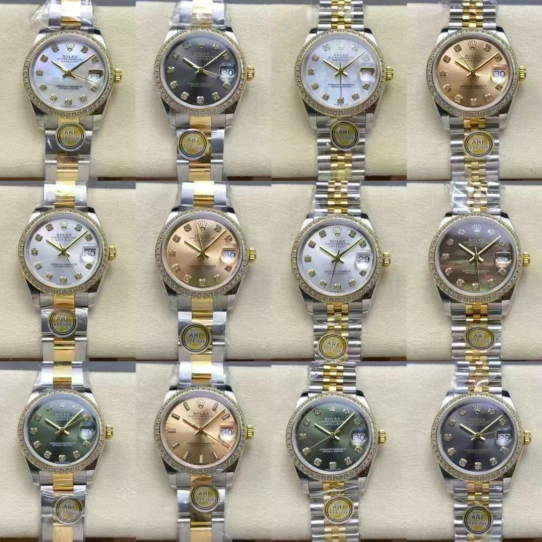 Rolex Arf 31 mm 2688 Movement Watch Strap --arf Markers Clasp --arf Eta 4 / Dial Original 5x