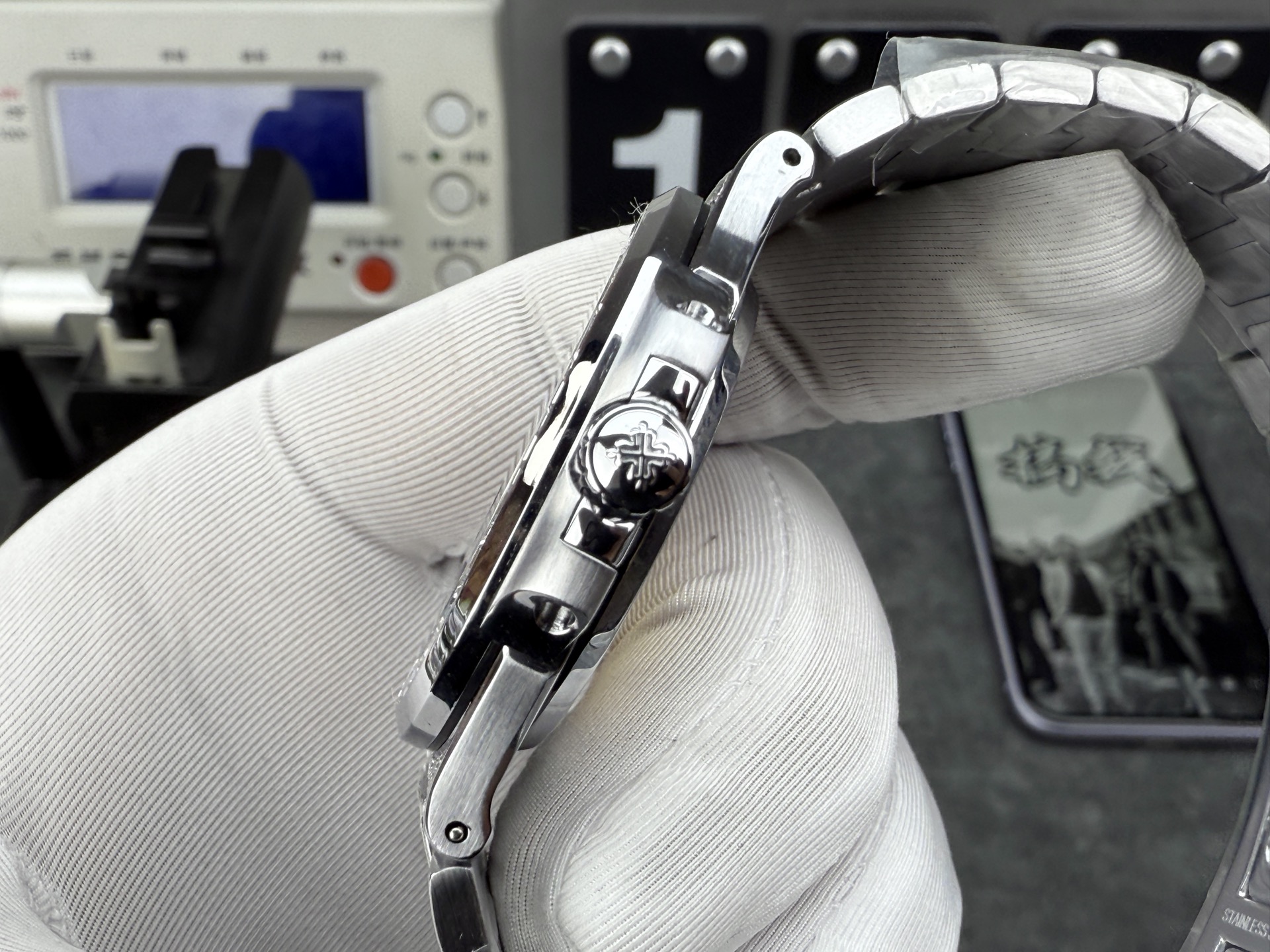 Patek Philippe Pdf Factory Nautilus 5719 Size:40 mm x8.7 Movement: 26-330 Automatic Windingmovement, 316l Cnc ,rose Gold Plated Watch Case 100 32 T 803 150 Dial 255 3