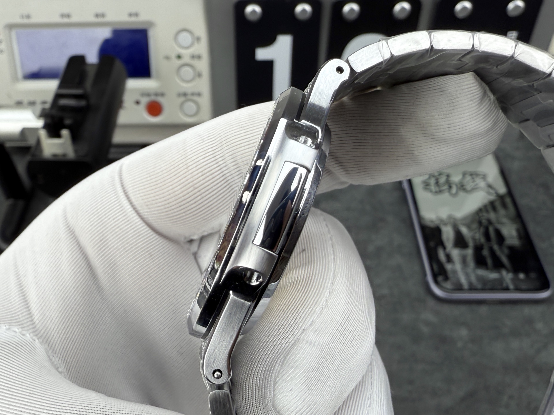 Patek Philippe Pdf Factory Nautilus 5719 Size:40 mm x8.7 Movement: 26-330 Automatic Windingmovement, 316l Cnc ,rose Gold Plated Watch Case 100 32 T 803 150 Dial 255 3