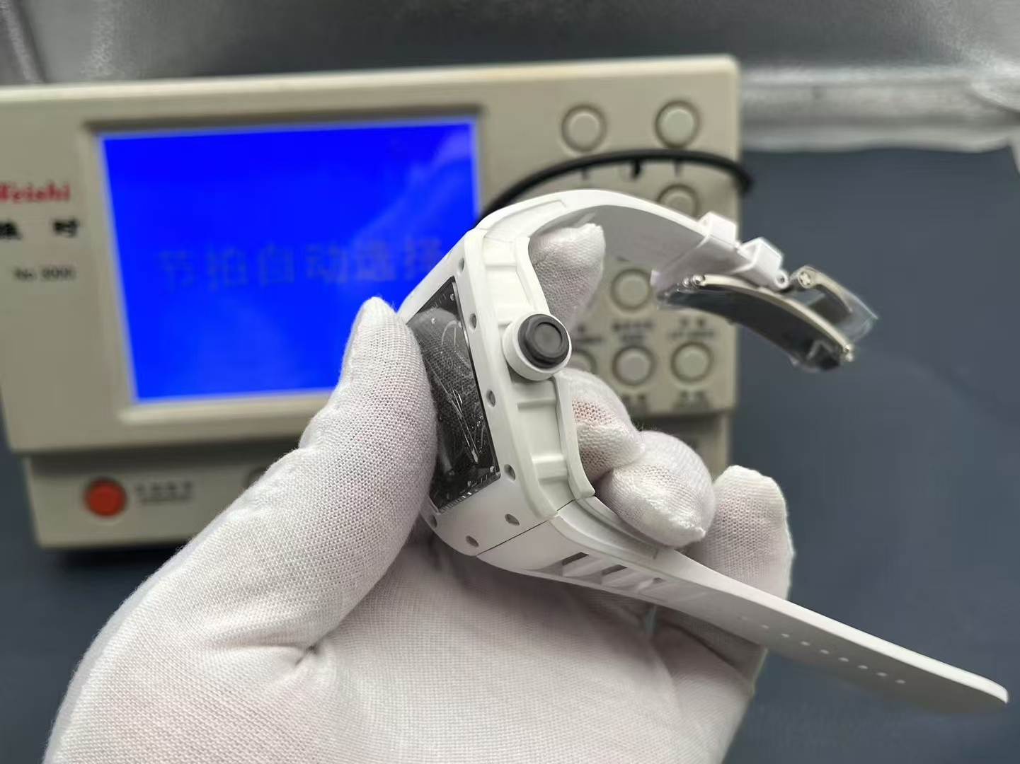 Richard Mille Zf Factory 2025 V3 Millerm055 Ceramic :watch Case ,mechanical Mold Opening Clasp, Strap .logo 100, Rm055 V3