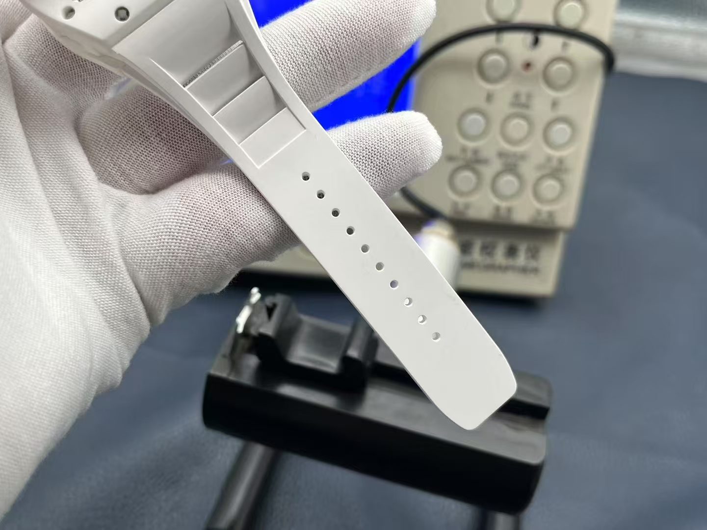 Richard Mille Zf Factory 2025 V3 Millerm055 Ceramic :watch Case ,mechanical Mold Opening Clasp, Strap .logo 100, Rm055 V3