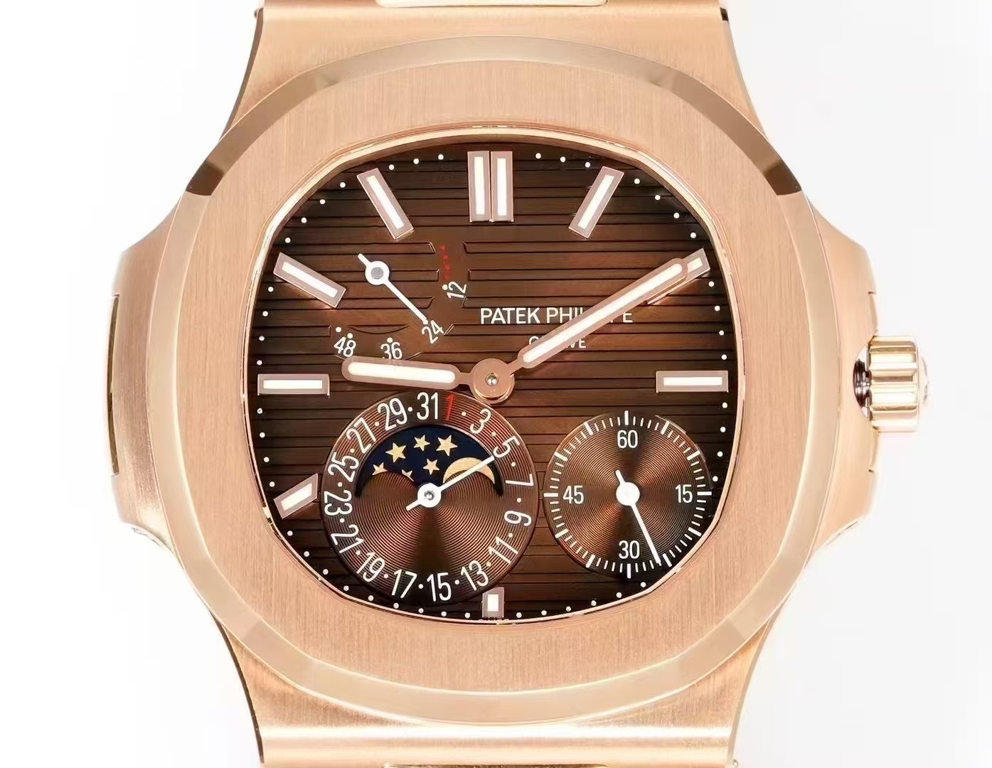 Patek Philippe Ome Philippe5712a Watch Strap 18k 100 Original, Dial movement