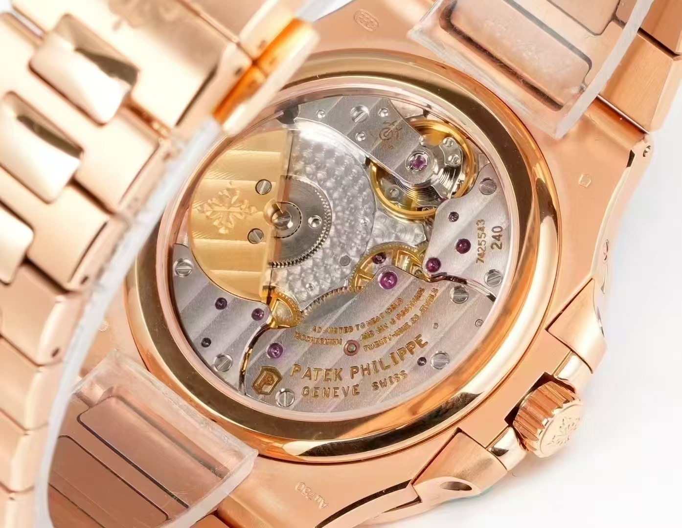 Patek Philippe Ome Philippe5712a Watch Strap 18k 100 Original, Dial movement