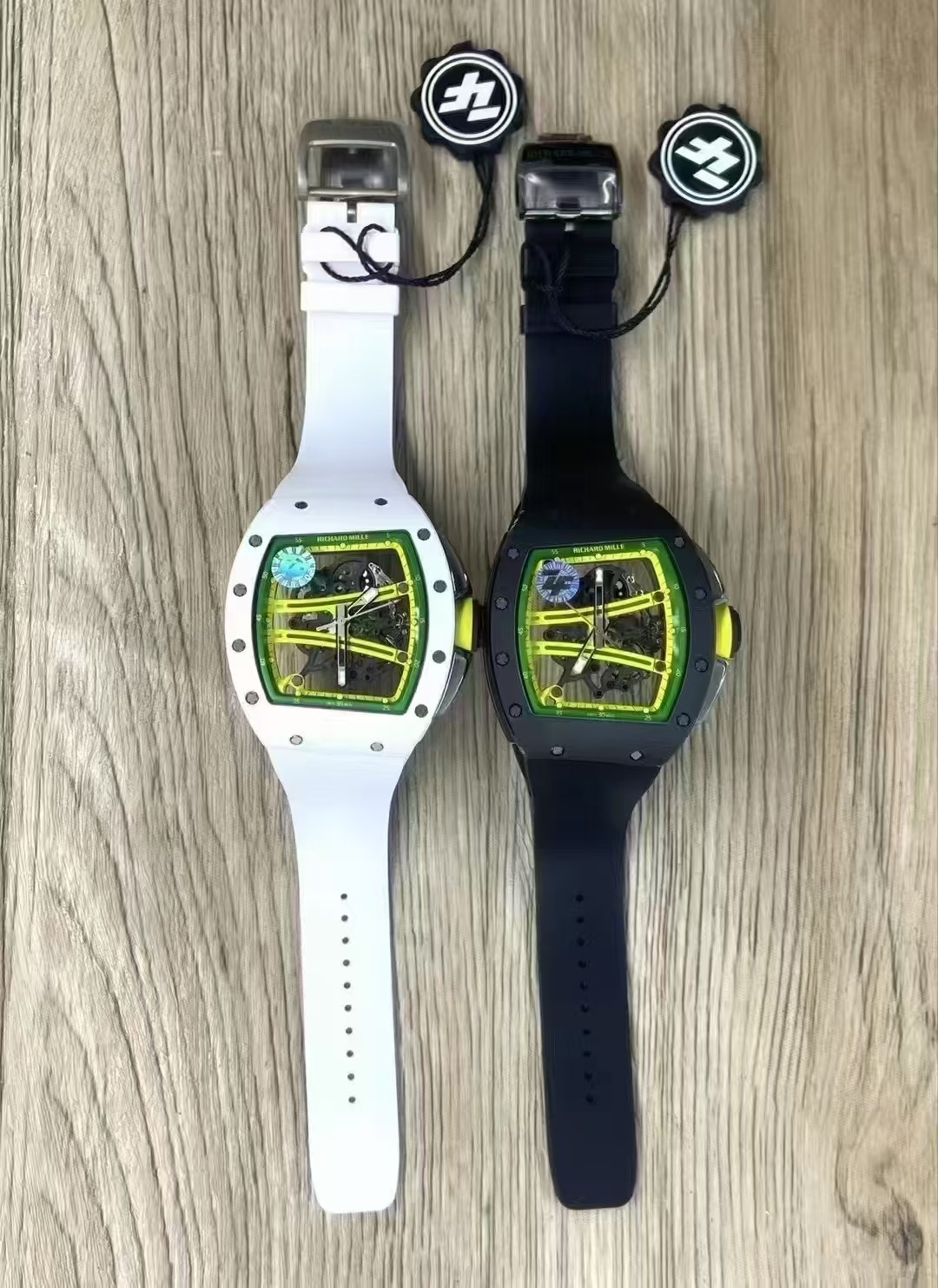 Richard Mille Zf Millerm061 Tzp-n Ceramic Rm061 1 Tzp-n 6g/cm3 .tzp-n 95, 2 Rm055 movement, Rm061 Rmul2 Manual Windingmovement, Rm061