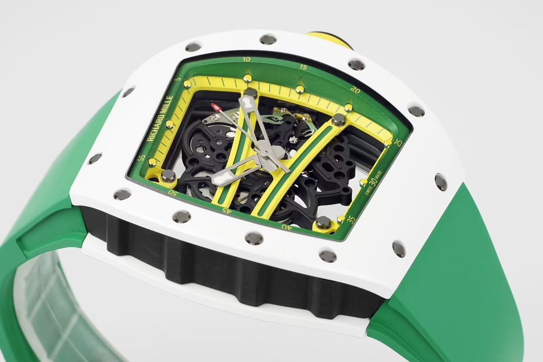 Richard Mille Zf Millerm061 Tzp-n Ceramic Rm061 1 Tzp-n 6g/cm3 .tzp-n 95, 2 Rm055 movement, Rm061 Rmul2 Manual Windingmovement, Rm061