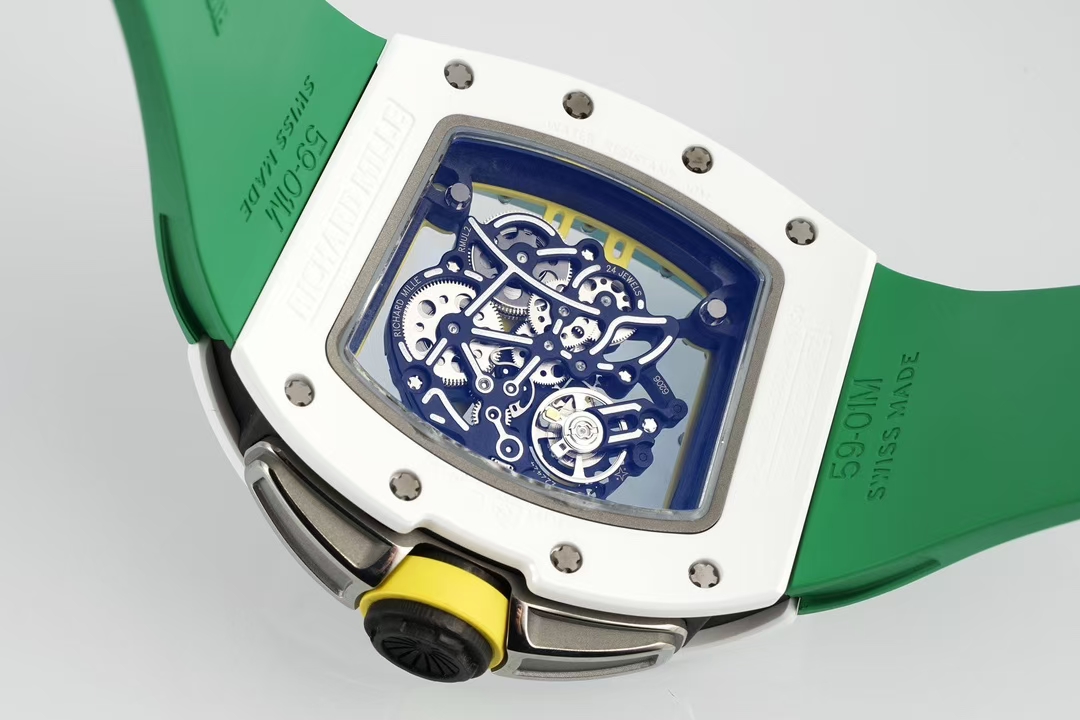 Richard Mille Zf Millerm061 Tzp-n Ceramic Rm061 1 Tzp-n 6g/cm3 .tzp-n 95, 2 Rm055 movement, Rm061 Rmul2 Manual Windingmovement, Rm061