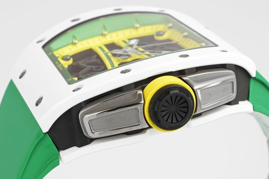 Richard Mille Zf Millerm061 Tzp-n Ceramic Rm061 1 Tzp-n 6g/cm3 .tzp-n 95, 2 Rm055 movement, Rm061 Rmul2 Manual Windingmovement, Rm061