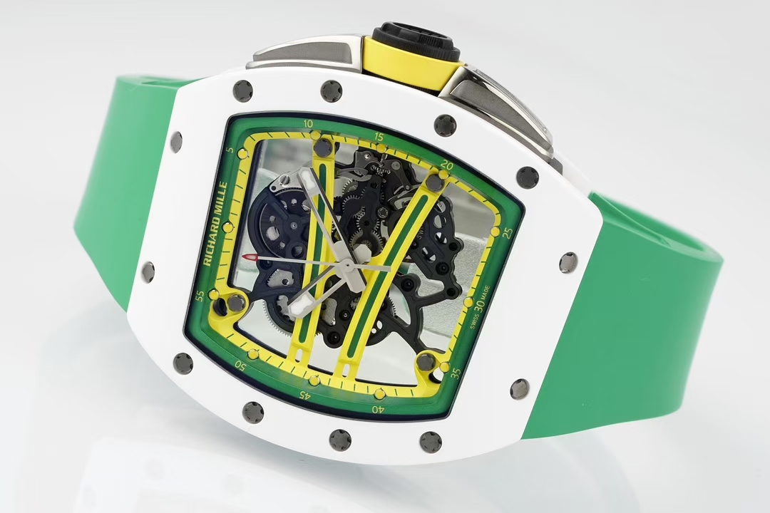 Richard Mille Zf Millerm061 Tzp-n Ceramic Rm061 1 Tzp-n 6g/cm3 .tzp-n 95, 2 Rm055 movement, Rm061 Rmul2 Manual Windingmovement, Rm061