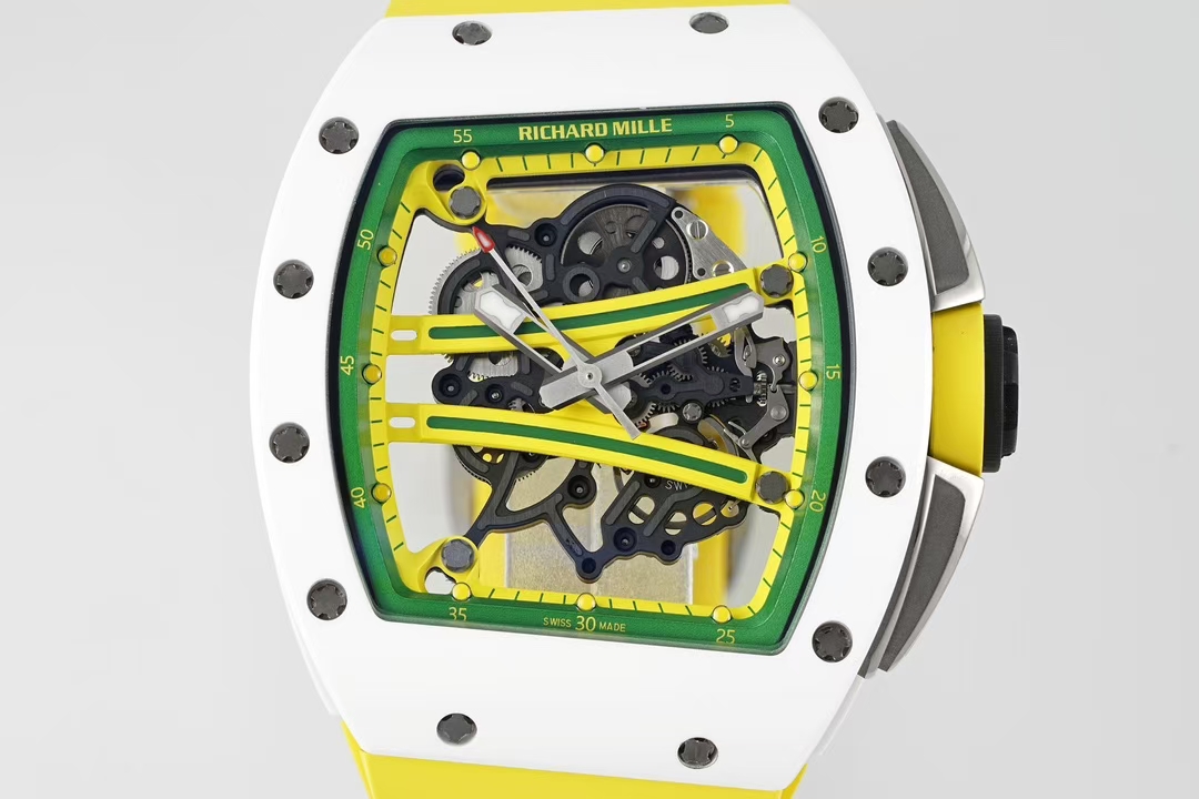 Richard Mille Zf Millerm061 Tzp-n Ceramic Rm061 1 Tzp-n 6g/cm3 .tzp-n 95, 2 Rm055 movement, Rm061 Rmul2 Manual Windingmovement, Rm061