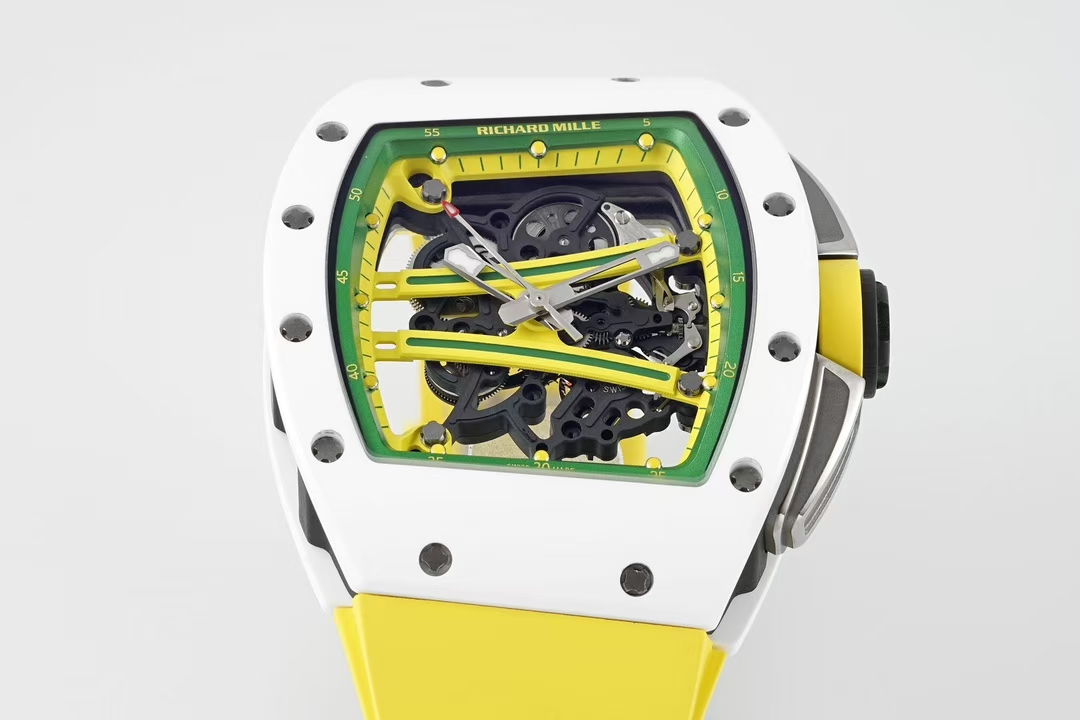 Richard Mille Zf Millerm061 Tzp-n Ceramic Rm061 1 Tzp-n 6g/cm3 .tzp-n 95, 2 Rm055 movement, Rm061 Rmul2 Manual Windingmovement, Rm061