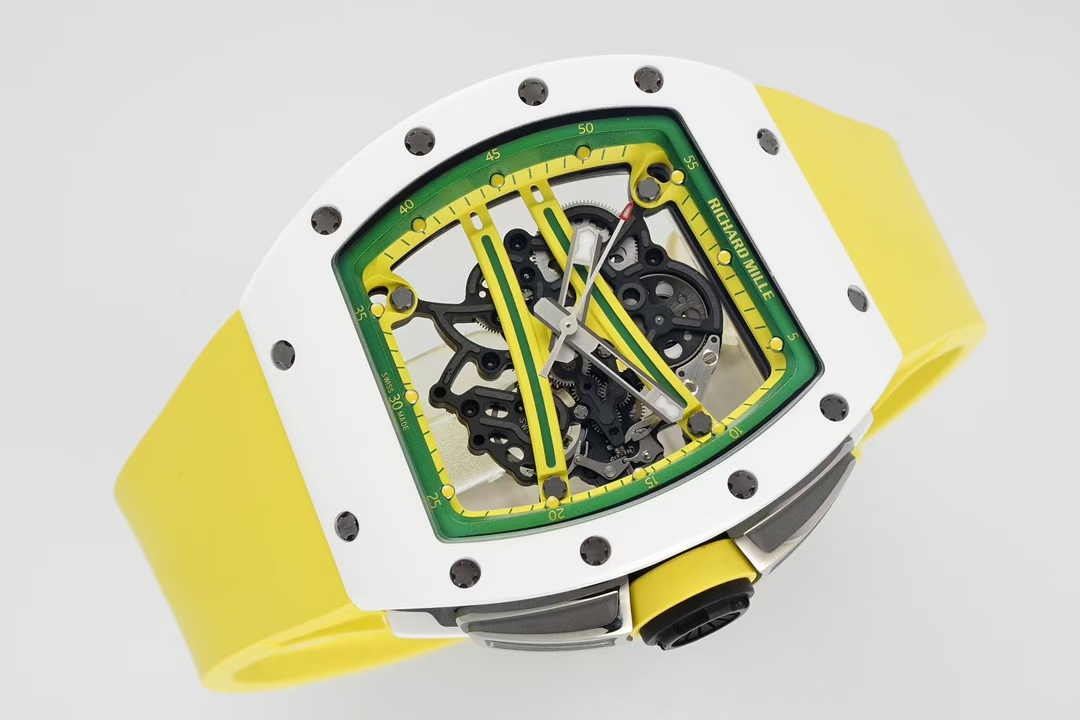 Richard Mille Zf Millerm061 Tzp-n Ceramic Rm061 1 Tzp-n 6g/cm3 .tzp-n 95, 2 Rm055 movement, Rm061 Rmul2 Manual Windingmovement, Rm061