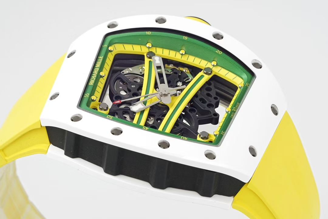 Richard Mille Zf Millerm061 Tzp-n Ceramic Rm061 1 Tzp-n 6g/cm3 .tzp-n 95, 2 Rm055 movement, Rm061 Rmul2 Manual Windingmovement, Rm061