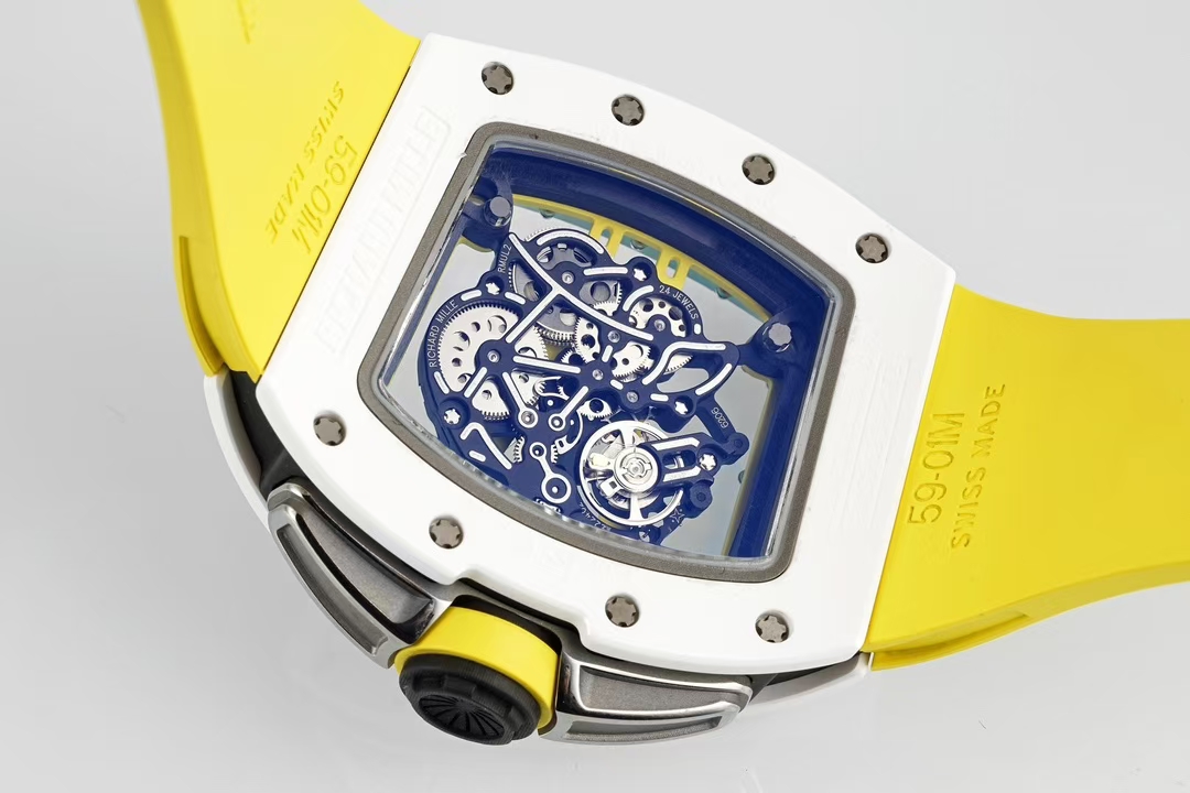 Richard Mille Zf Millerm061 Tzp-n Ceramic Rm061 1 Tzp-n 6g/cm3 .tzp-n 95, 2 Rm055 movement, Rm061 Rmul2 Manual Windingmovement, Rm061