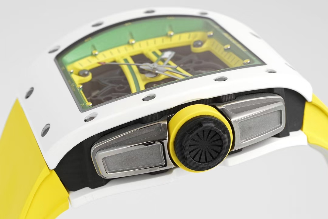 Richard Mille Zf Millerm061 Tzp-n Ceramic Rm061 1 Tzp-n 6g/cm3 .tzp-n 95, 2 Rm055 movement, Rm061 Rmul2 Manual Windingmovement, Rm061