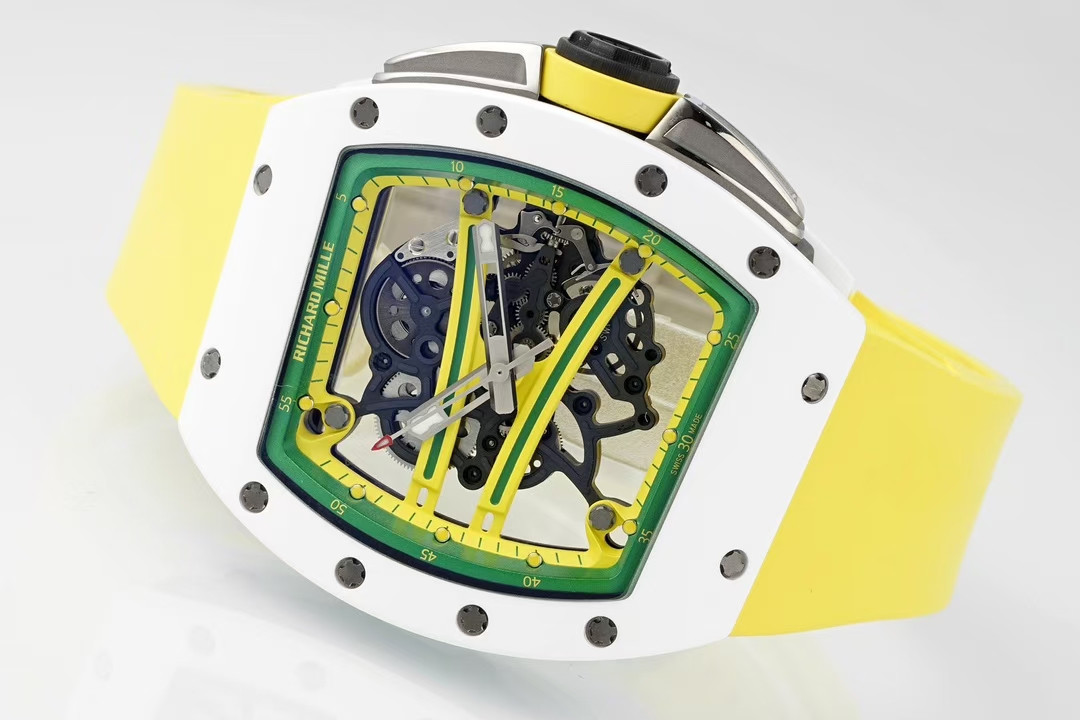 Richard Mille Zf Millerm061 Tzp-n Ceramic Rm061 1 Tzp-n 6g/cm3 .tzp-n 95, 2 Rm055 movement, Rm061 Rmul2 Manual Windingmovement, Rm061