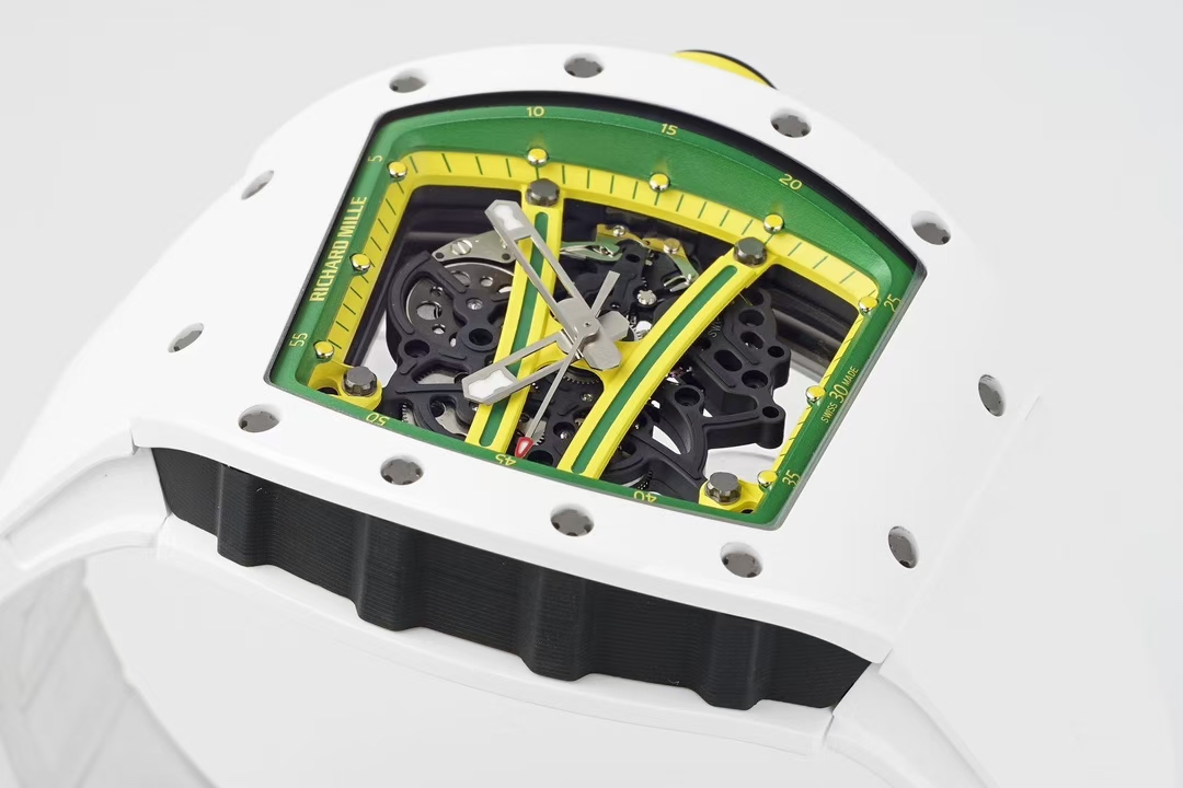 Richard Mille Zf Millerm061 Tzp-n Ceramic Rm061 1 Tzp-n 6g/cm3 .tzp-n 95, 2 Rm055 movement, Rm061 Rmul2 Manual Windingmovement, Rm061