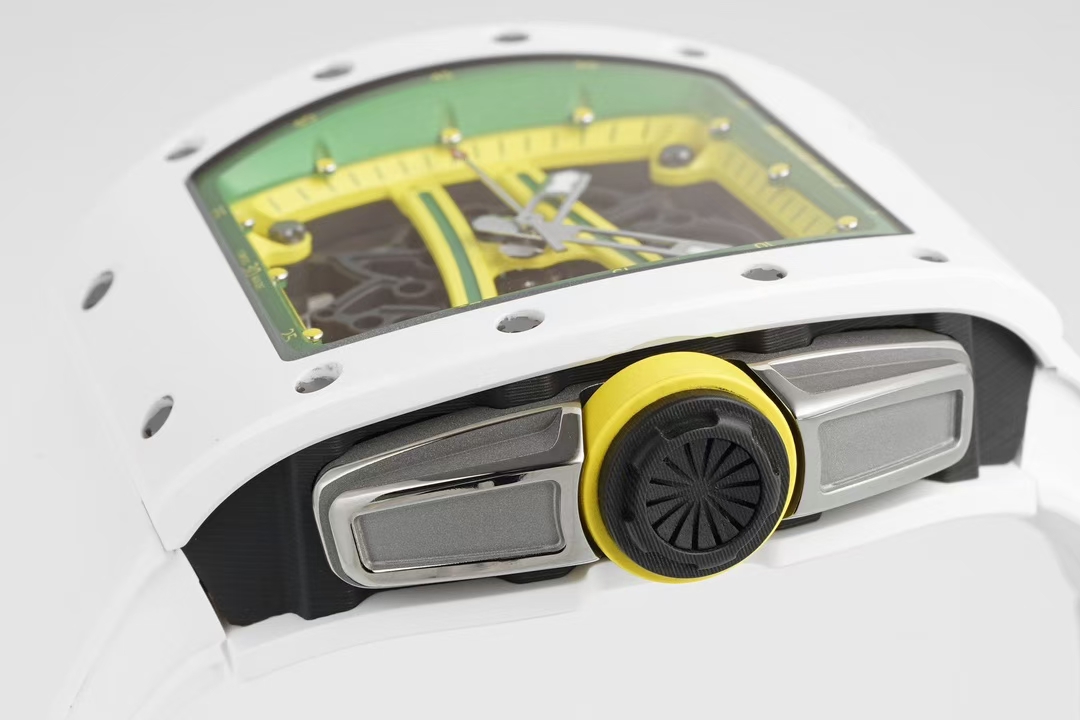 Richard Mille Zf Millerm061 Tzp-n Ceramic Rm061 1 Tzp-n 6g/cm3 .tzp-n 95, 2 Rm055 movement, Rm061 Rmul2 Manual Windingmovement, Rm061