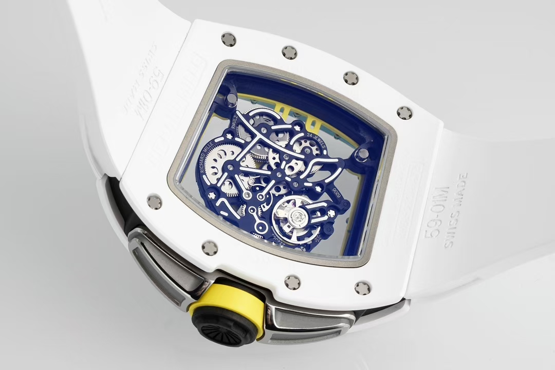 Richard Mille Zf Millerm061 Tzp-n Ceramic Rm061 1 Tzp-n 6g/cm3 .tzp-n 95, 2 Rm055 movement, Rm061 Rmul2 Manual Windingmovement, Rm061