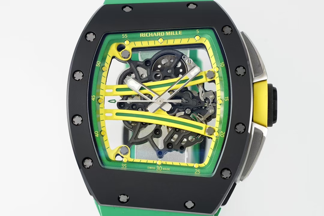 Richard Mille Zf Millerm061 Tzp-n Ceramic Rm061 1 Tzp-n 6g/cm3 .tzp-n 95, 2 Rm055 movement, Rm061 Rmul2 Manual Windingmovement, Rm061