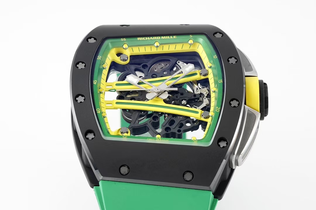 Richard Mille Zf Millerm061 Tzp-n Ceramic Rm061 1 Tzp-n 6g/cm3 .tzp-n 95, 2 Rm055 movement, Rm061 Rmul2 Manual Windingmovement, Rm061