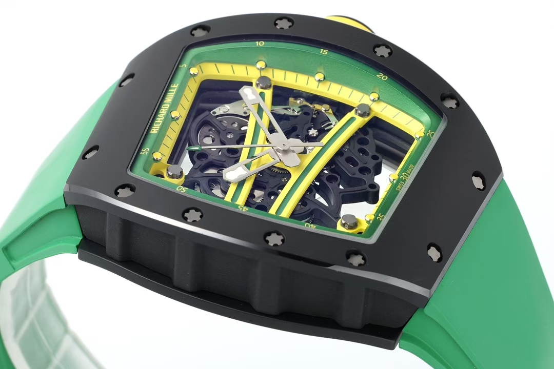 Richard Mille Zf Millerm061 Tzp-n Ceramic Rm061 1 Tzp-n 6g/cm3 .tzp-n 95, 2 Rm055 movement, Rm061 Rmul2 Manual Windingmovement, Rm061