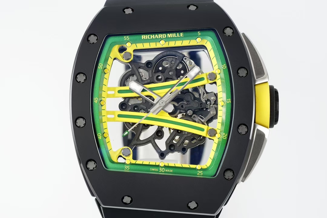 Richard Mille Zf Millerm061 Tzp-n Ceramic Rm061 1 Tzp-n 6g/cm3 .tzp-n 95, 2 Rm055 movement, Rm061 Rmul2 Manual Windingmovement, Rm061