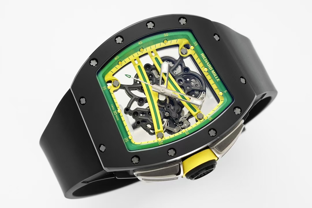 Richard Mille Zf Millerm061 Tzp-n Ceramic Rm061 1 Tzp-n 6g/cm3 .tzp-n 95, 2 Rm055 movement, Rm061 Rmul2 Manual Windingmovement, Rm061