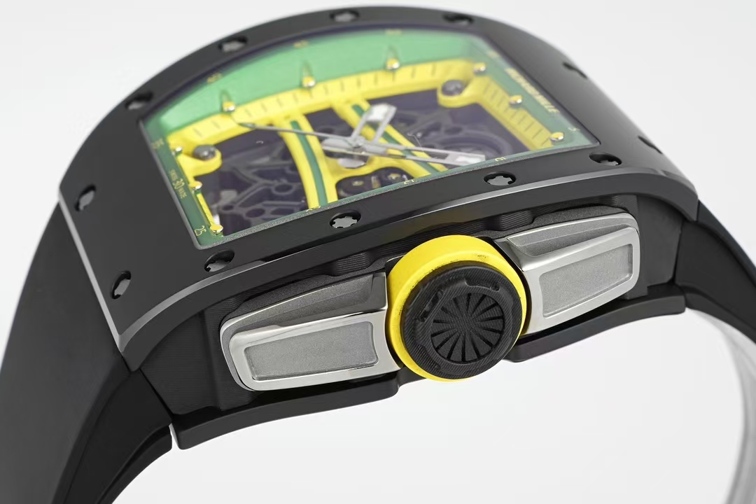 Richard Mille Zf Millerm061 Tzp-n Ceramic Rm061 1 Tzp-n 6g/cm3 .tzp-n 95, 2 Rm055 movement, Rm061 Rmul2 Manual Windingmovement, Rm061