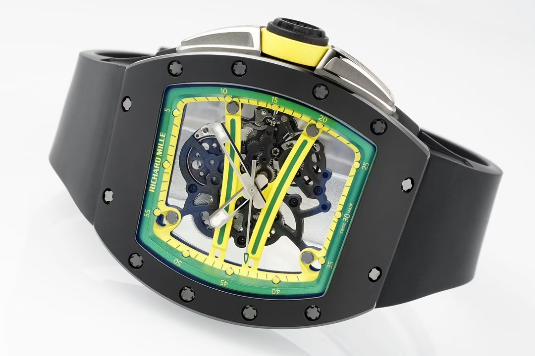 Richard Mille Zf Millerm061 Tzp-n Ceramic Rm061 1 Tzp-n 6g/cm3 .tzp-n 95, 2 Rm055 movement, Rm061 Rmul2 Manual Windingmovement, Rm061