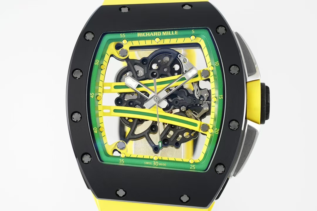 Richard Mille Zf Millerm061 Tzp-n Ceramic Rm061 1 Tzp-n 6g/cm3 .tzp-n 95, 2 Rm055 movement, Rm061 Rmul2 Manual Windingmovement, Rm061