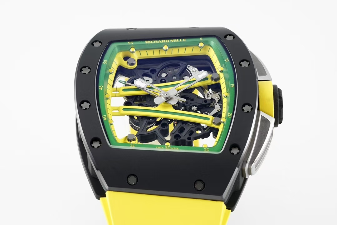 Richard Mille Zf Millerm061 Tzp-n Ceramic Rm061 1 Tzp-n 6g/cm3 .tzp-n 95, 2 Rm055 movement, Rm061 Rmul2 Manual Windingmovement, Rm061