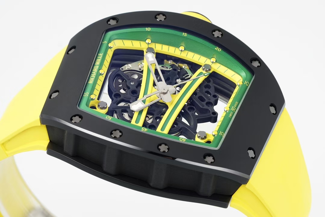 Richard Mille Zf Millerm061 Tzp-n Ceramic Rm061 1 Tzp-n 6g/cm3 .tzp-n 95, 2 Rm055 movement, Rm061 Rmul2 Manual Windingmovement, Rm061