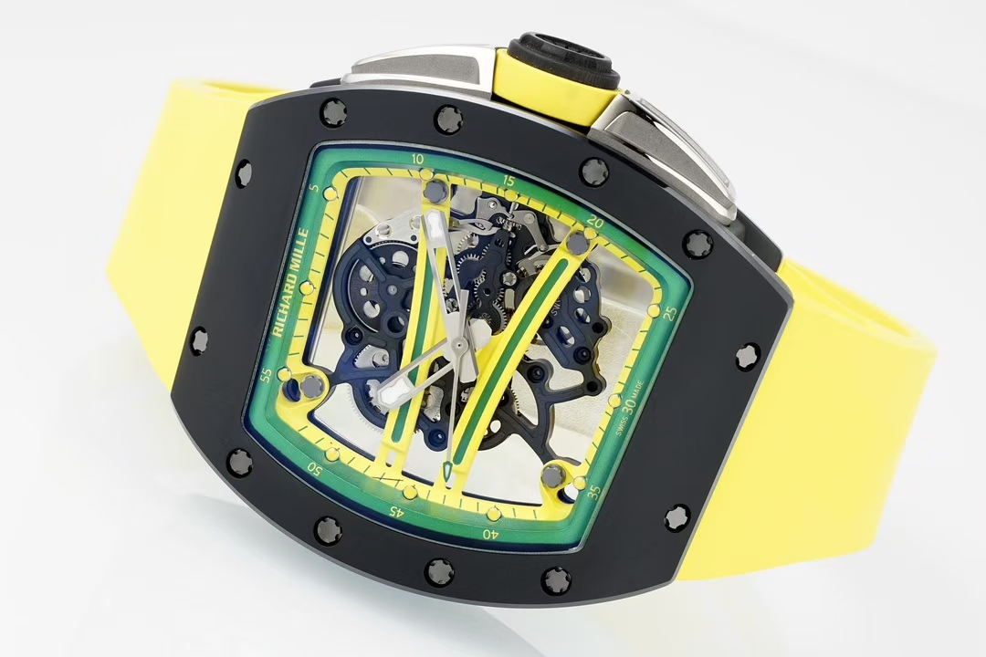 Richard Mille Zf Millerm061 Tzp-n Ceramic Rm061 1 Tzp-n 6g/cm3 .tzp-n 95, 2 Rm055 movement, Rm061 Rmul2 Manual Windingmovement, Rm061